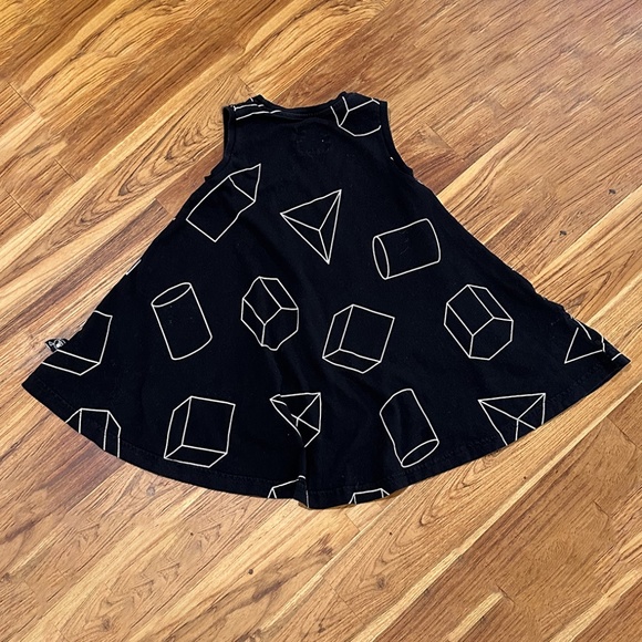 Nununu Geometric A Line Asymmetrical 360 Dress Size 2-3 - Picture 4 of 5